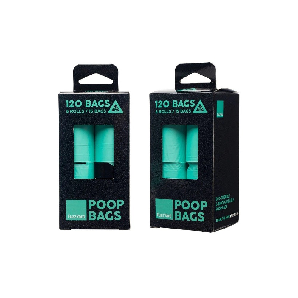 Poop Bags - Worki Kompostowalne - 8 rolek (120 worków)