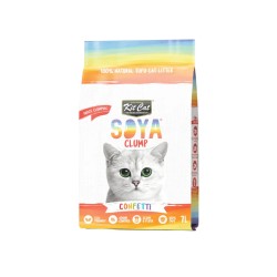 Kit Cat Soya Clump - Confetti 7L / 2,5kg