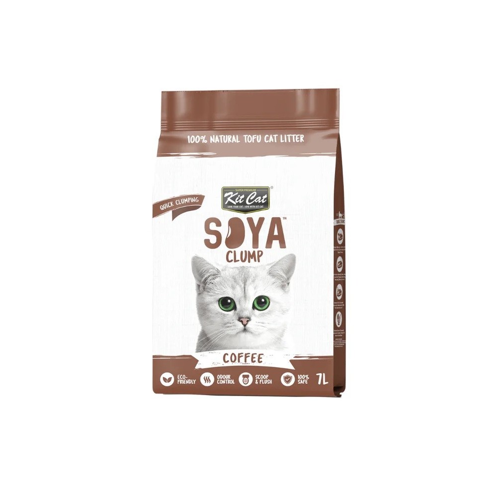 Kit Cat Soya Clump - Coffee 7L / 2,5kg