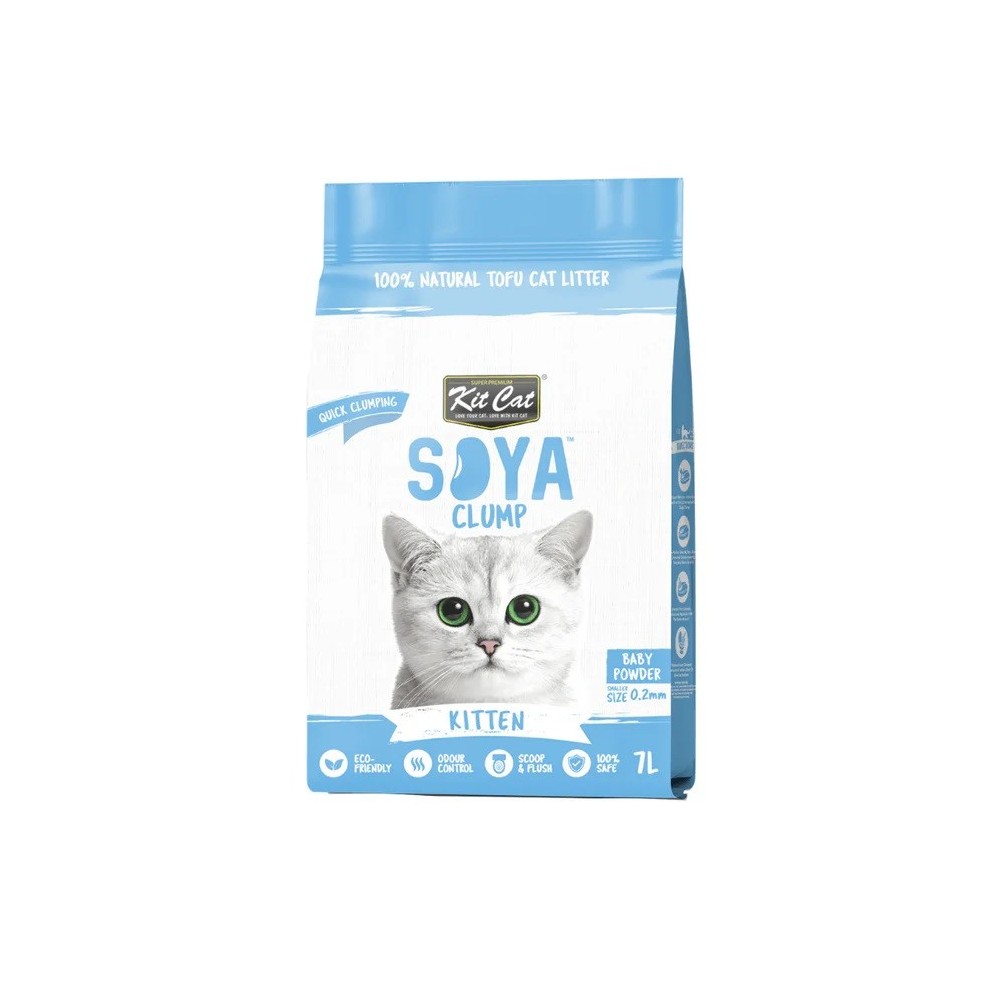 Kit Cat Soya Clump - Kitten 7L / 2,5kg