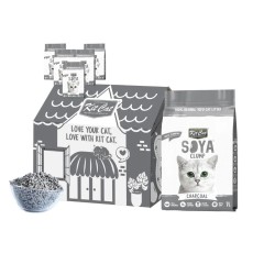 Kit Cat Soya Clump - Charcoal 7L / 2,5kg