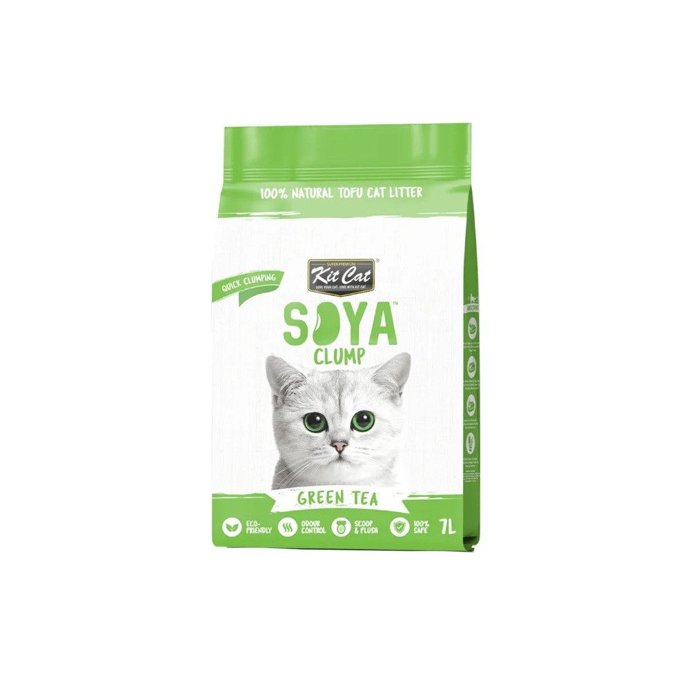 Kit Cat Soya Clump - Green Tea 7L / 2,5kg