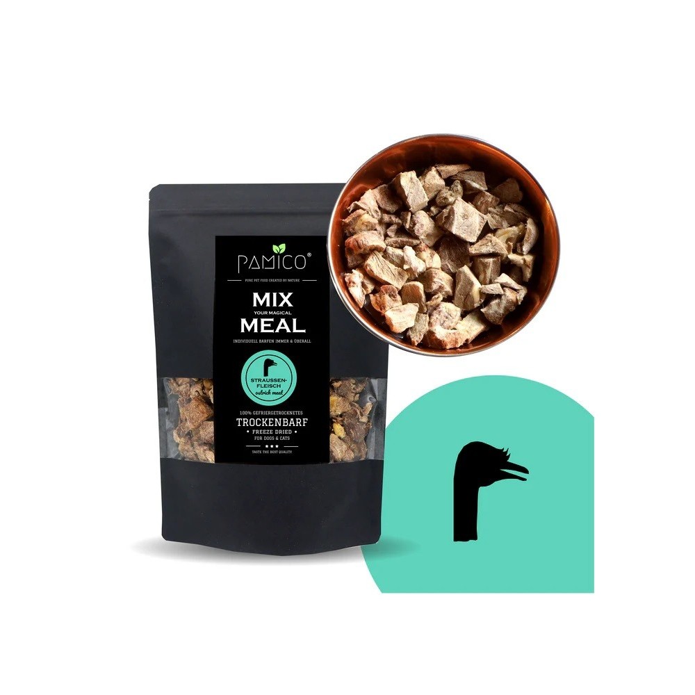 MIX MEAL Mięso strusia Freeze-Dried 120 g