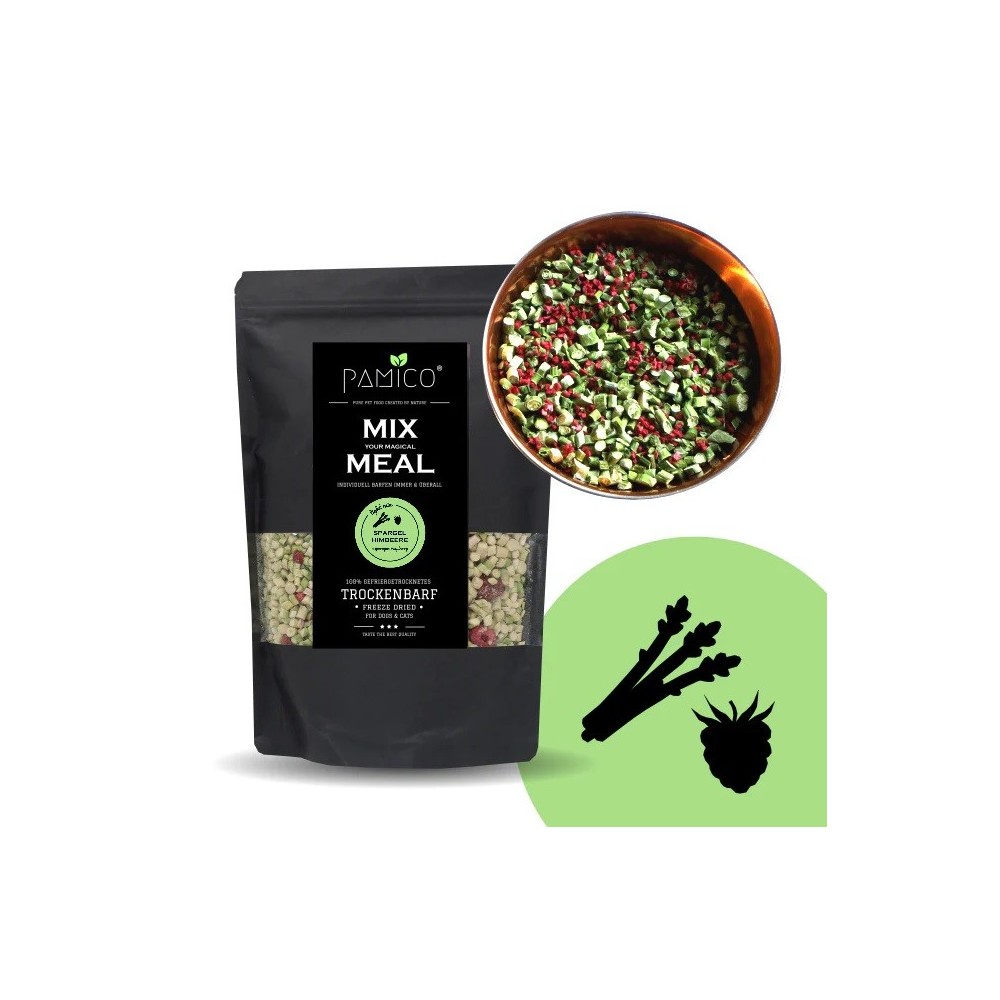 MIX MEAL Zielony szparag & malina Freeze-Dried 80 g