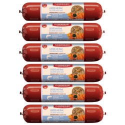 Fleischeslust MEATLOVE SALMON with beef 6x800G - Mokre jedzenie dla psa