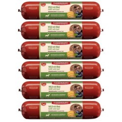 Fleischeslust MEATLOVE GAME with beef 6x800G - Mokre jedzenie dla psa