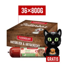 Fleischeslust MEATLOVE PURE DUCK 36x800G - Mokre jedzenie dla psa