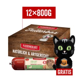 Fleischeslust MEATLOVE PURE DUCK 12x800G - Mokre jedzenie dla psa