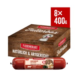 Fleischeslust MEATLOVE BEEF MENU 8x400G - Mokre jedzenie dla psa