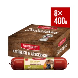 Fleischeslust MEATLOVE GOAT with lamb 8x400G - Mokre jedzenie dla psa