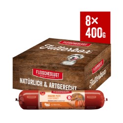 Fleischeslust MEATLOVE LEAN TURKEY 8x400G - Mokre jedzenie dla psa