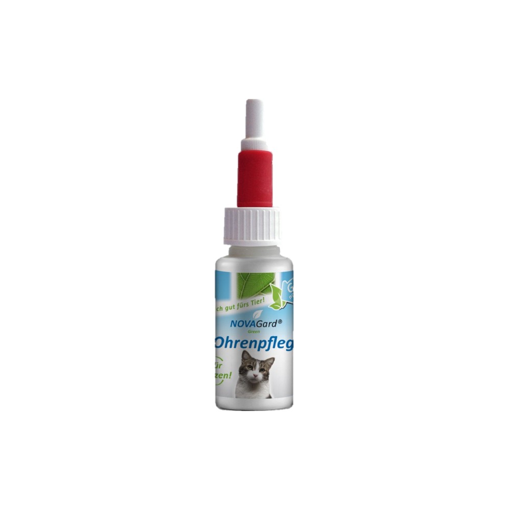PŁYN DO CZYSZCZENIA USZU NOVAGard Green® DLA KOTÓW 30ml