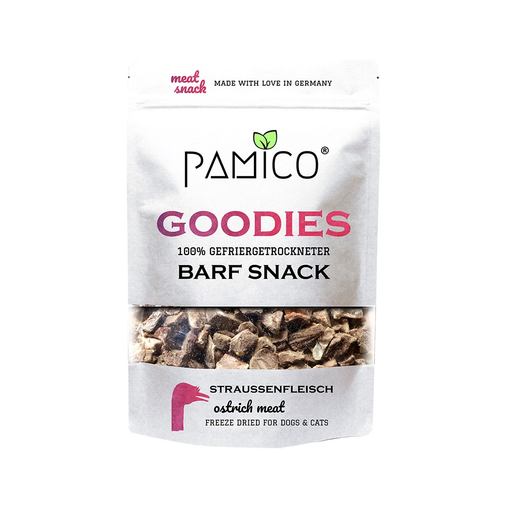 Goodies Mięso strusia Freeze-Dried 50G